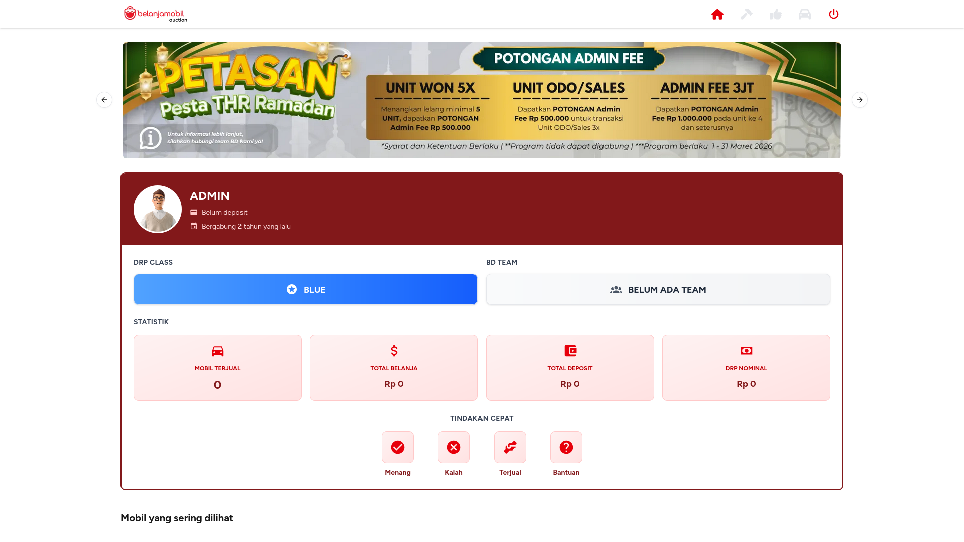 Belanja Mobil Auction screenshot