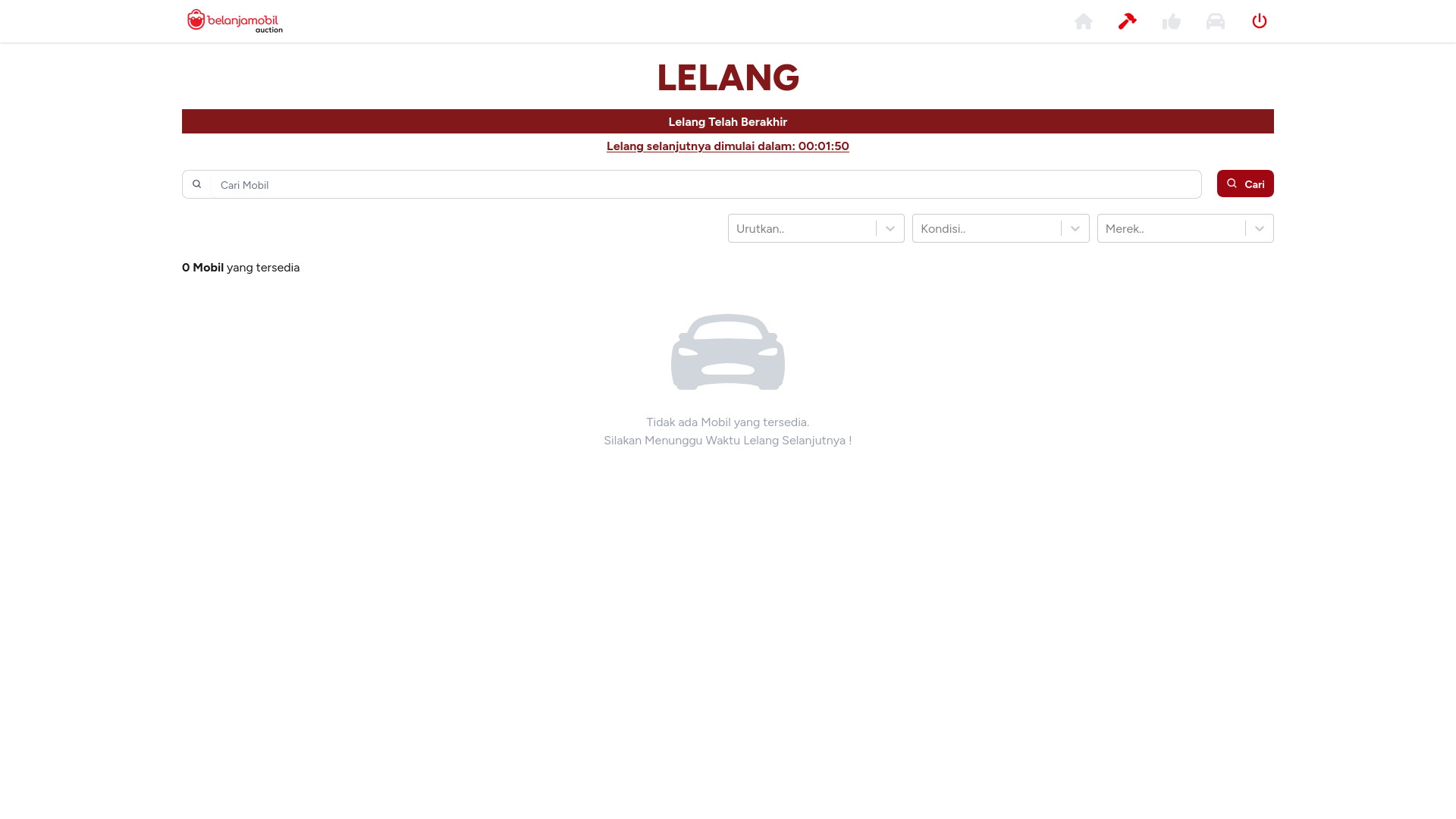 Belanja Mobil Auction screenshot