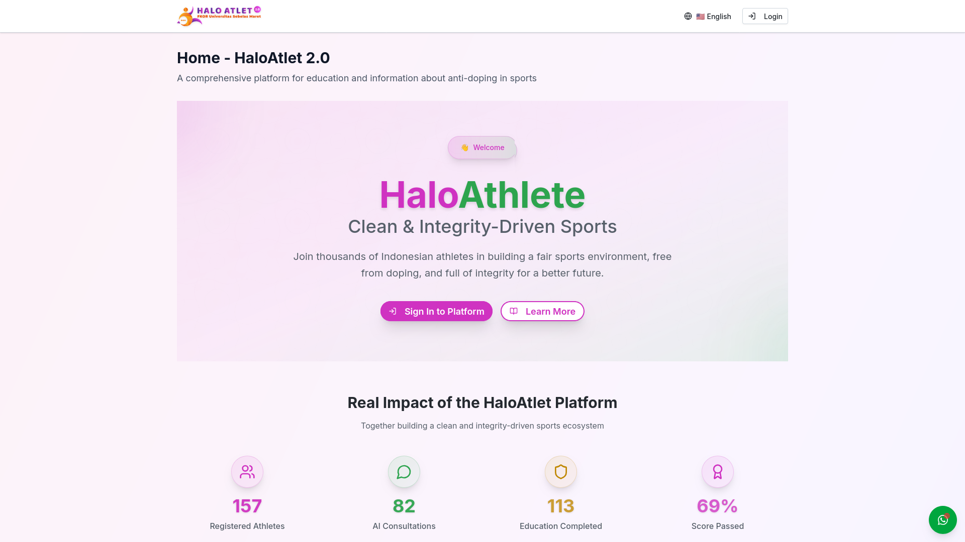 Halo Atlet screenshot