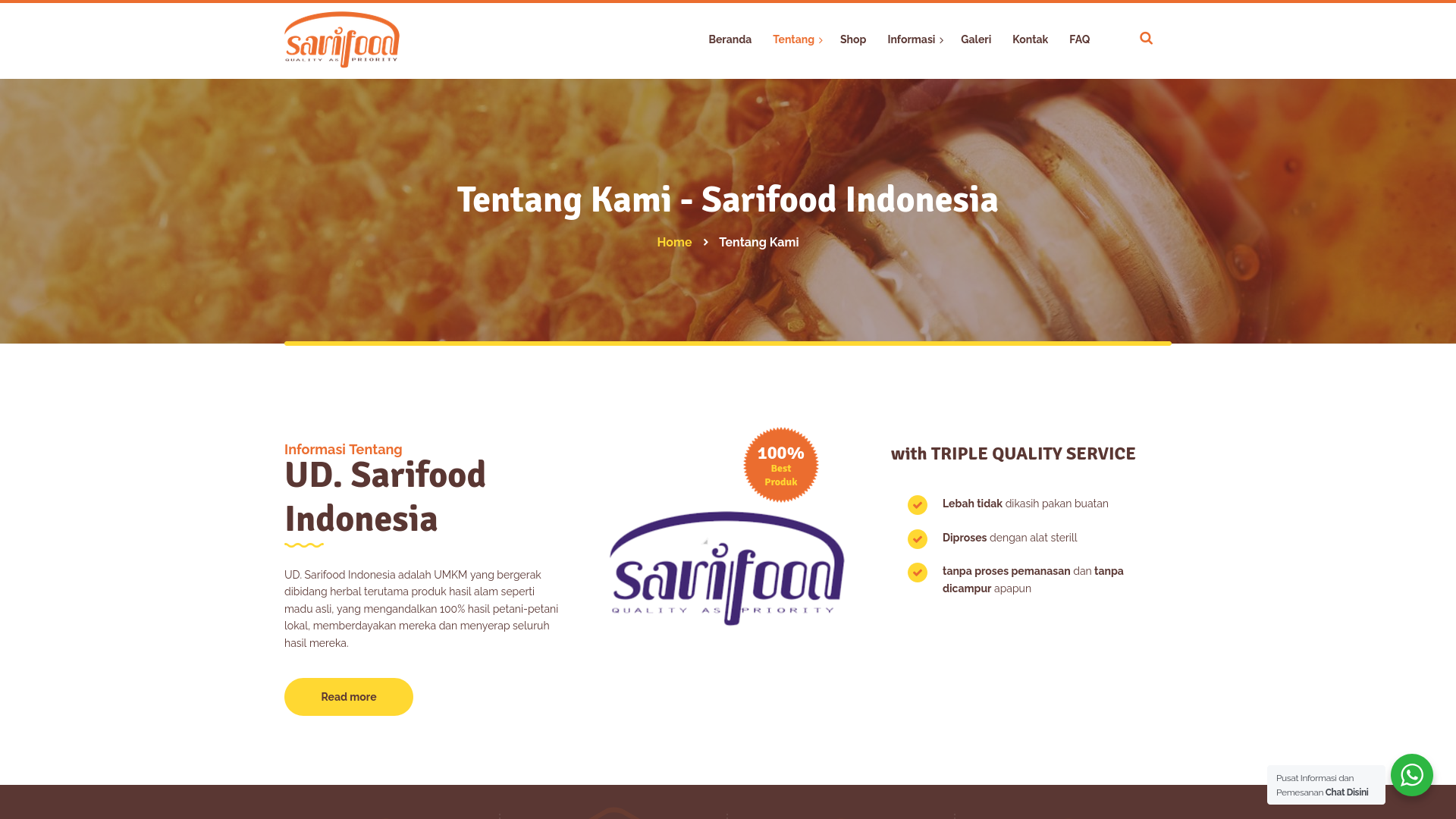 Sarifood Indonesia screenshot