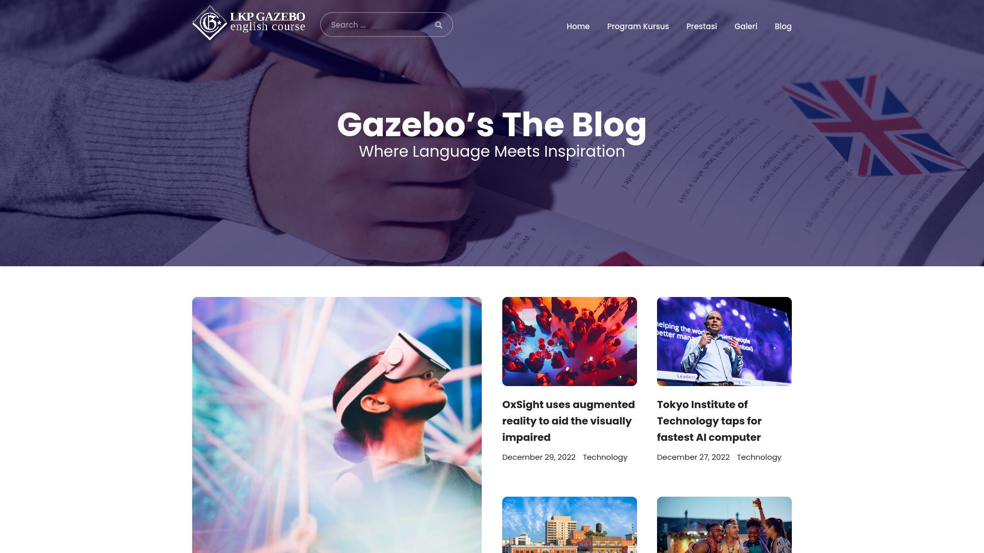 Gazebo English Course screenshot