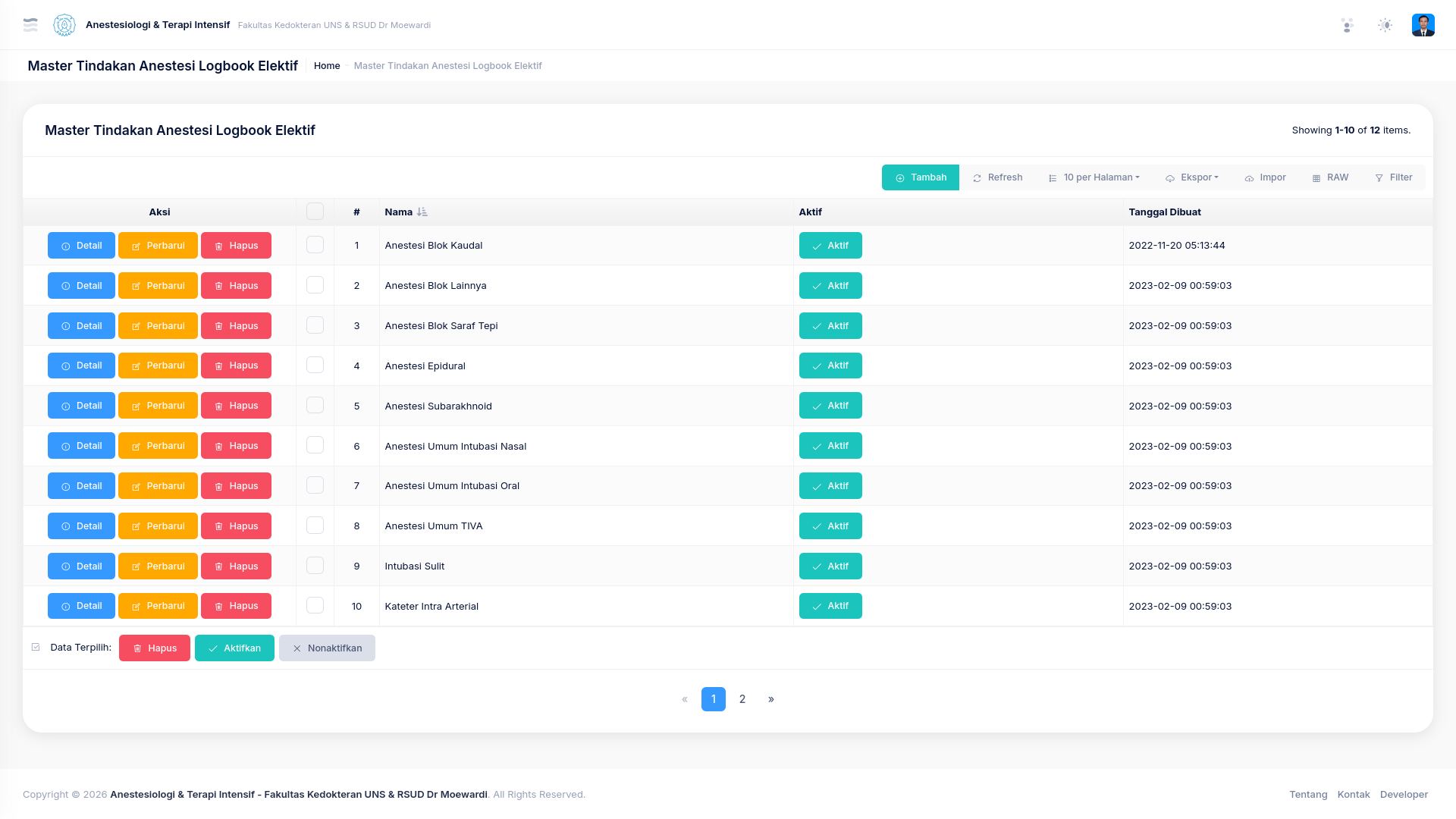 Elogbook Anestesi screenshot