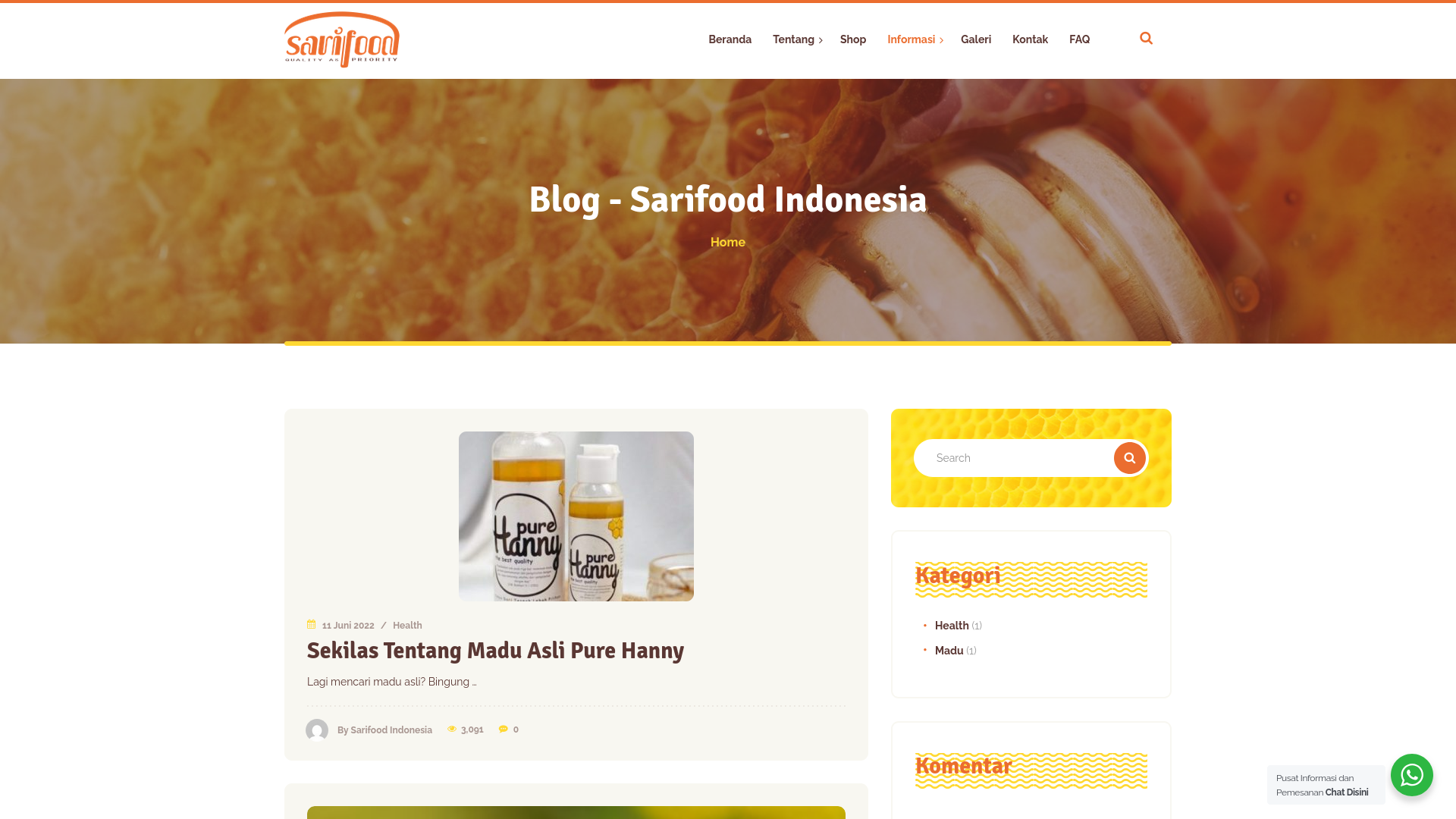 Sarifood Indonesia screenshot