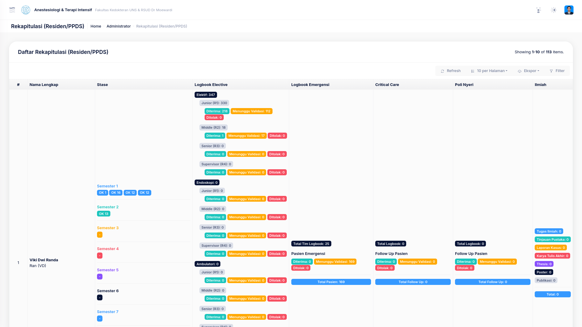 Elogbook Anestesi screenshot