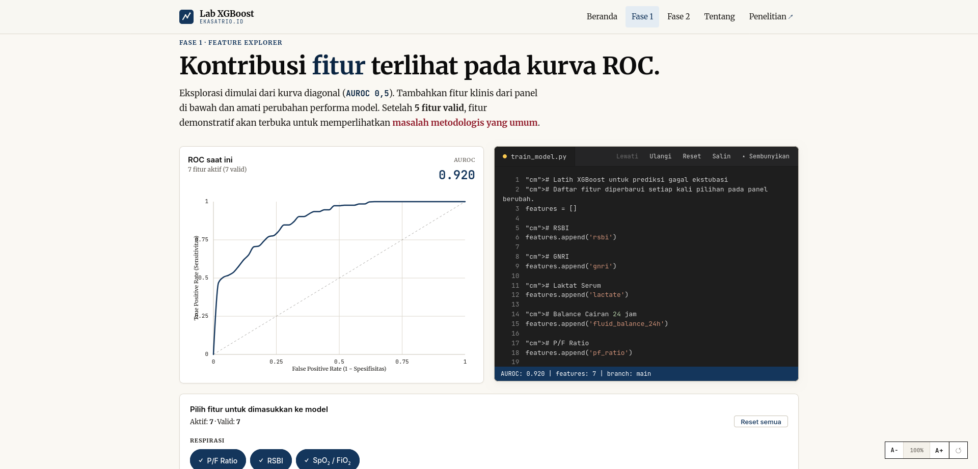 Lab XGBoost screenshot
