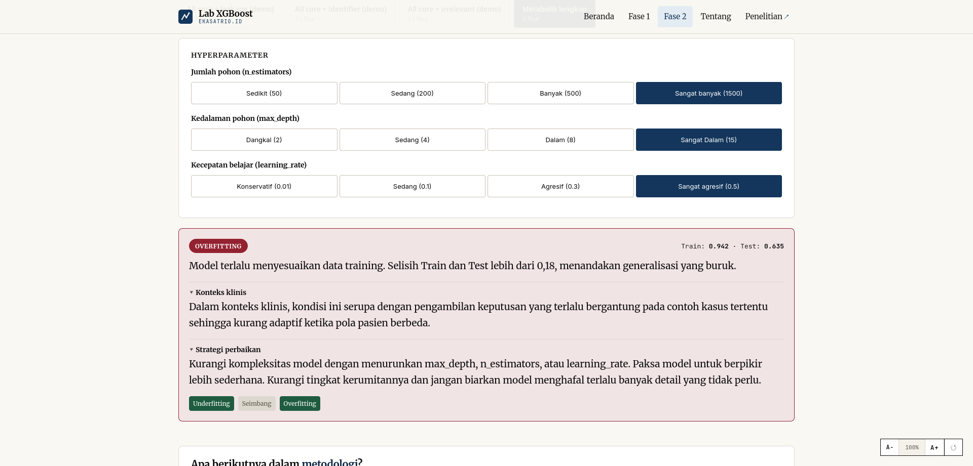 Lab XGBoost screenshot